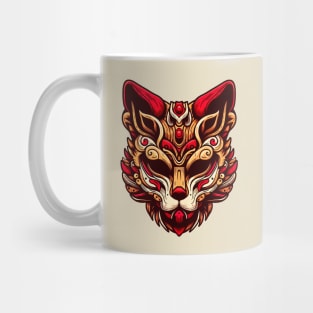 Japanese Cat Mask Mug